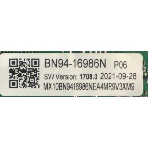 MAIN PARA AMART TV SAMSUNG 4K / NUMERO DE PARTE BN94-16986N / BN41-02844B / BN9416986N / 16986N / BN97-18535B / MODELO QN60Q6DAAFXZA UA02